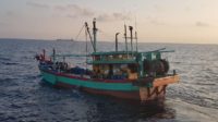 2 Kapal Ikan Asing Ditangkap di Aceh, 12 ABK Myanmar Diamankan