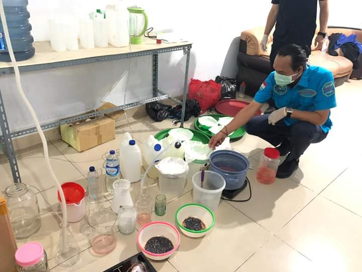 BNN Tangkap Sendikat Narkoba Clandestin Lab