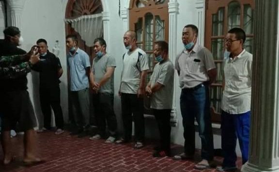 Tujuh TKA Asal China yang Datang ke Nagan Raya Dipulangkan Kembali