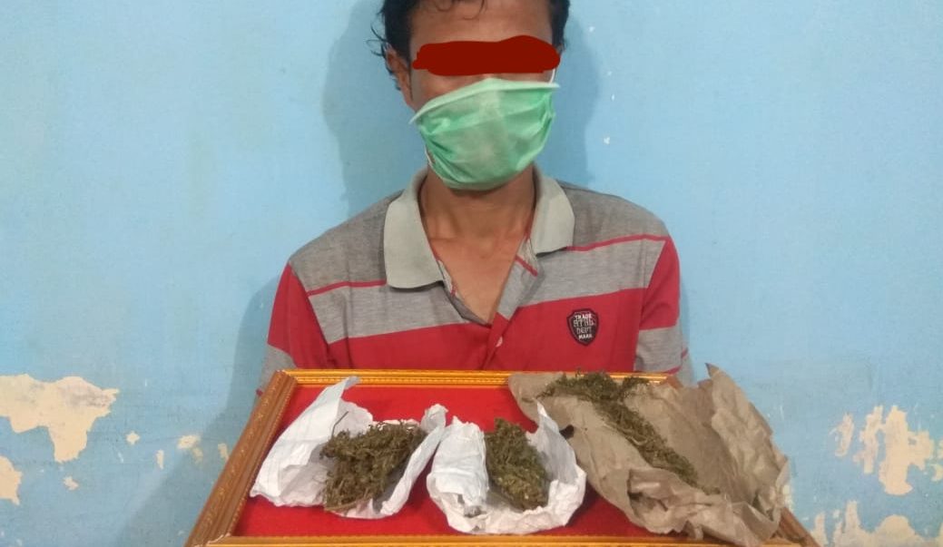 Simpan Ganja di Rumah Satu Warga Abdya Kembali Ditangkap