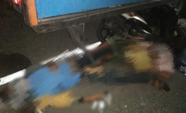 Dua Warga Aceh Jaya Meninggal Dunia Usai Menabrak Mobil Fuso di Patek