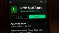 Aplikasi Kitab Suci Aceh Sudah di Takedown di Play Store