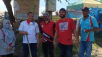 Menuju New Normal Sekda dan KNPI Aceh Timur Lakukan Gotong Royong