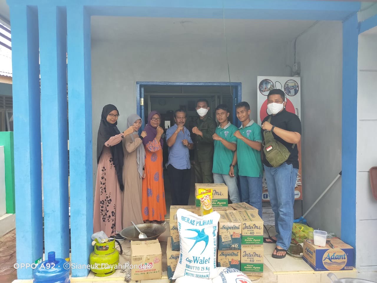 Menwa Universitas Teuku Umar Serahkan Bantuan Untuk Korban Rob Di Meulaboh
