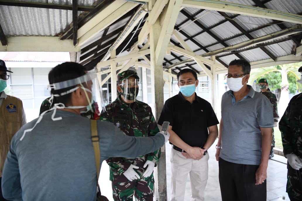 Bersihkan Gedung RSUDZA Lama, Kodam IM Terjunkan 1 SSK