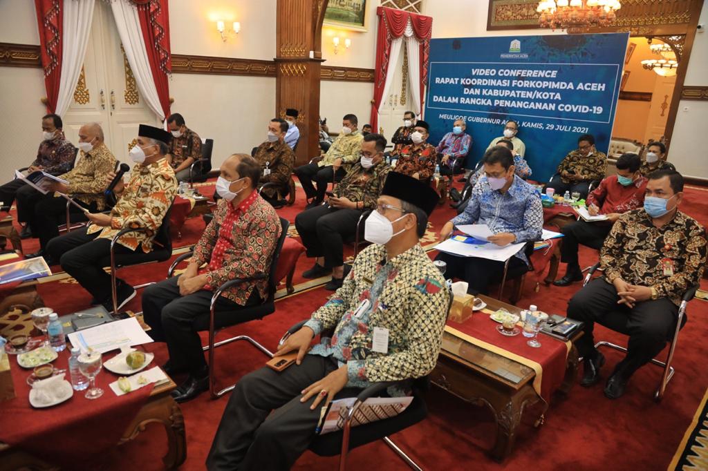 Rapat Bersama Bupati/Wali Kota se Aceh, Ini Pesan Gubernur