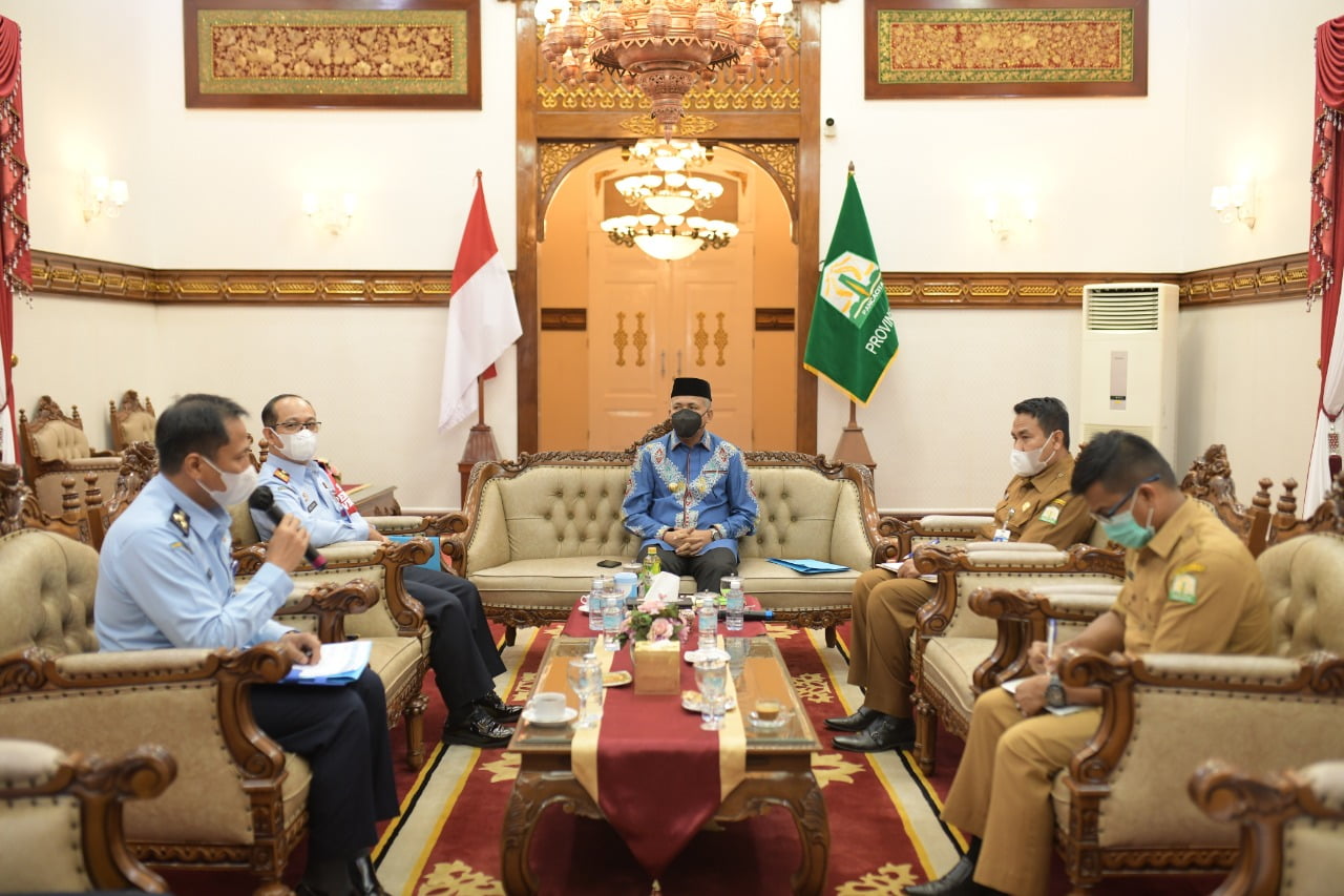 Bahas Rekrutmen CPNS, Gubernur Terima Audiensi Kakanwil Kemenkumham Aceh