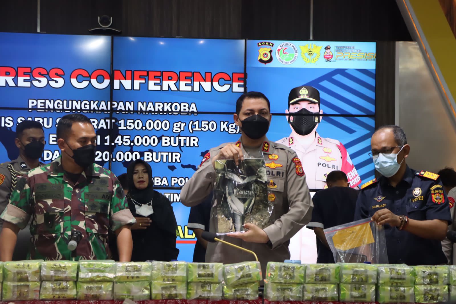 Polda Aceh Ungkap Kasus Narkotika Jaringan Internasional