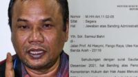 Menkumham Tolak Upaya Banding Yang Diajukan PNA Kubu Tiyong