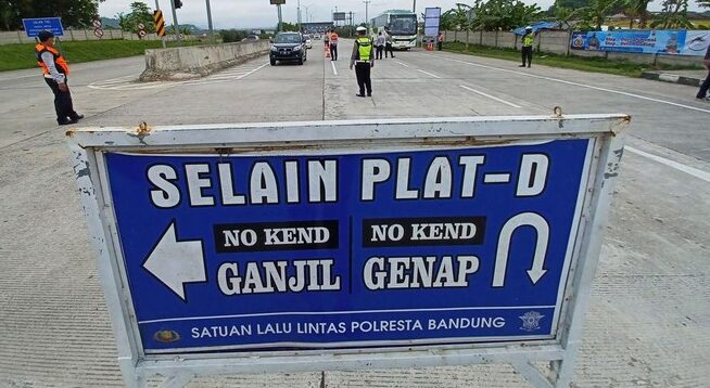 Catat Warga Jabodetabek, Ganjil Genap di Bandung Disetop