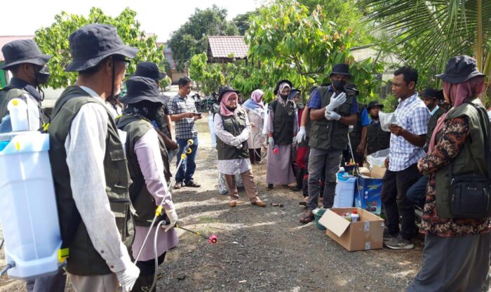 Dukung Program Pembangunan Pertanian, Dinas Pertanian Aceh Besar Gelar Sekolah Lapangan Pengendalian Hama Terpadu