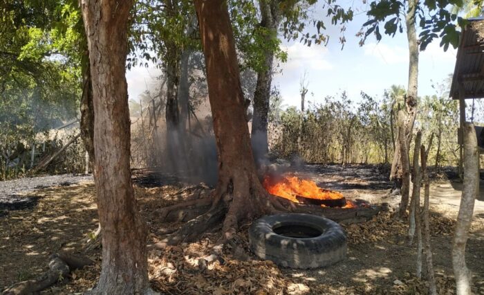 Lahan Perkebunan Warga Aceh Besar Terbakar