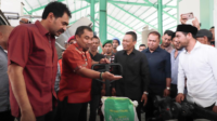 Hadiri Maulid KPA, Pj Bupati Aceh Besar Bersama Mualem Resmikan Pabrik Pupuk Magnesium di Kuta Malaka