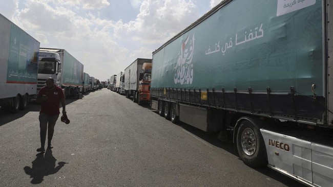 Israel Berondong Konvoi Bantuan Kemanusiaan Palang Merah di Gaza