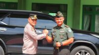 Minggu Pertama Berdinas sebagai Kapolres Aceh Tamiang, AKBP Muliadi Sambangi Dandim