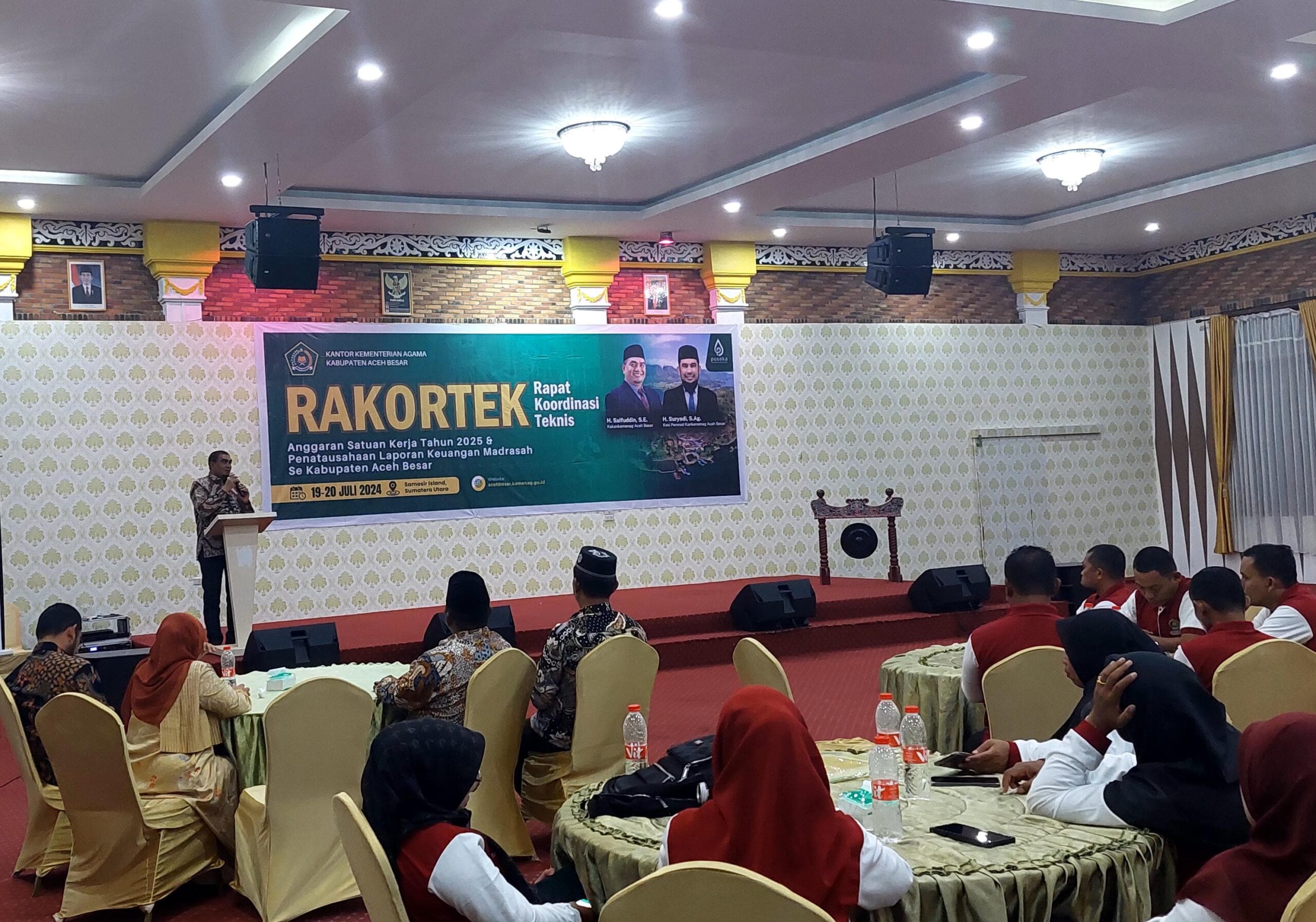 Kemenag Aceh Besar Rakortek Anggaran Satuan Kerja Tahun 2025 di Samosir