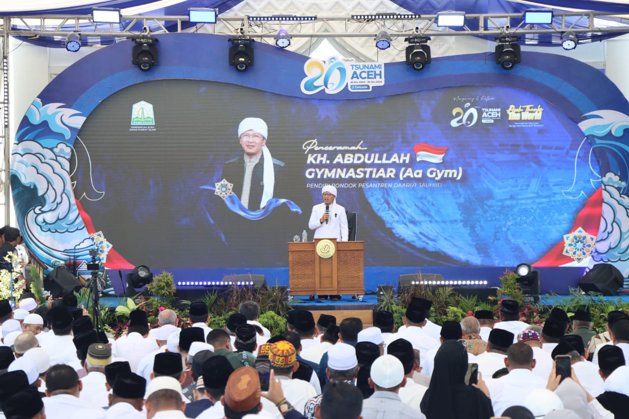 Wakapolda Aceh Hadiri Puncak Peringatan 20 Tahun Tsunami di Masjid Raya