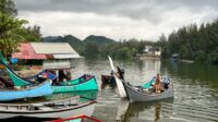 Senja di Dermaga (Tua) Lhok Krueng Raba Lhoknga