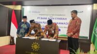 Bank Aceh dan Muhammadiyah Tandatangani MoU Kerjasama Layanan Keuangan Syariah