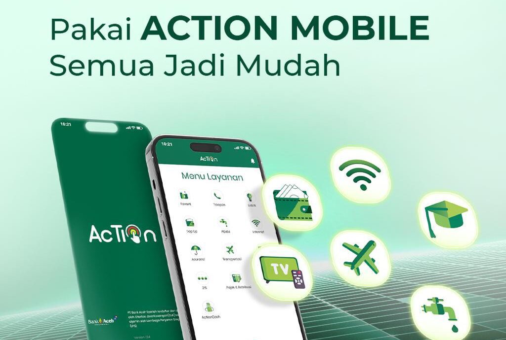 Bank Aceh Perkuat Layanan Digital, Pengguna Action Mobile Tembus 500 Ribu