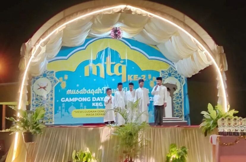 Gampong Dayah Mamplam Gelar MTQ ke-2, Ajang Pencetak Generasi Qurani
