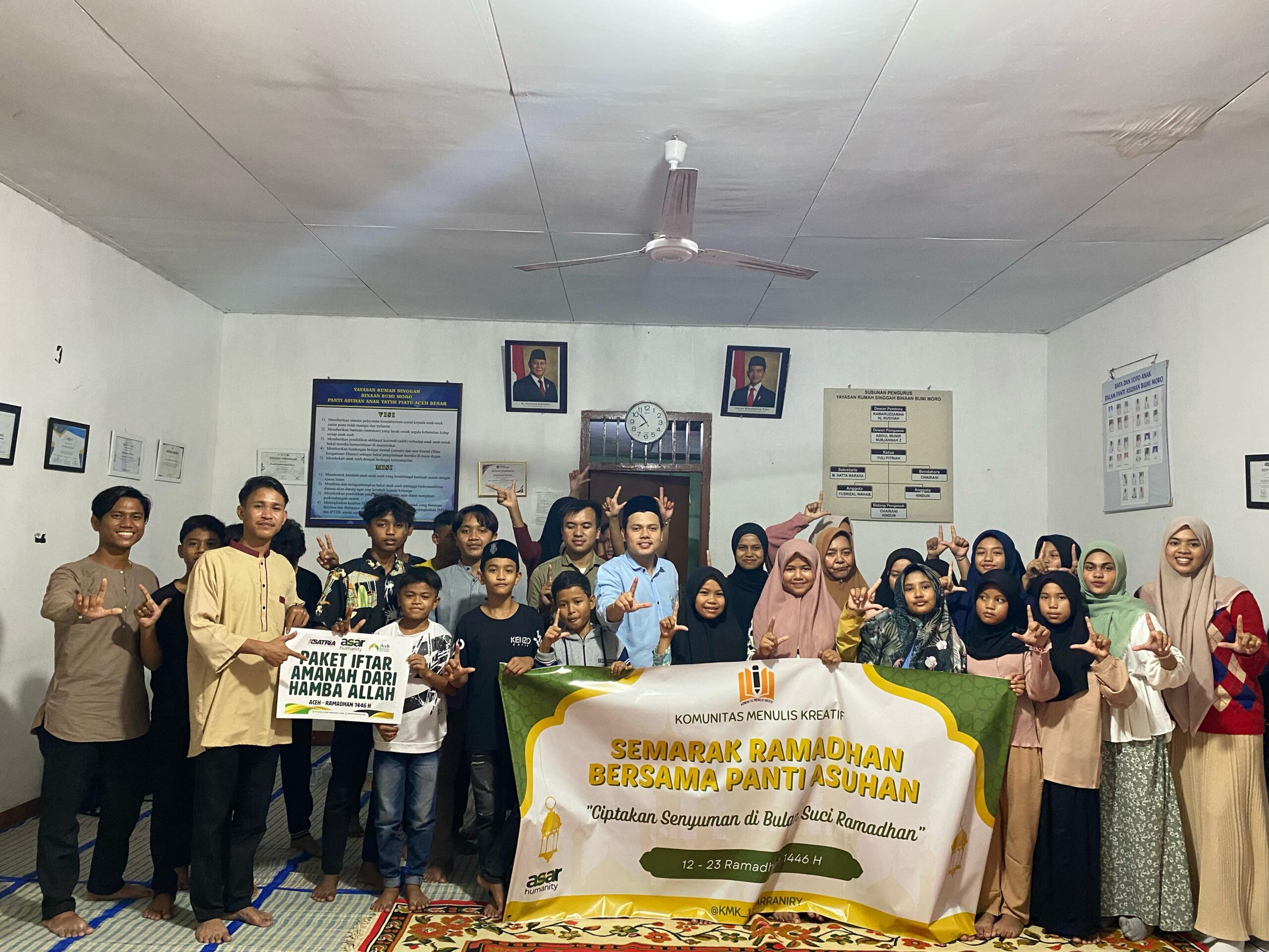Komunitas Menulis Kreatif Adakan Semarak Ramadhan Bersama Anak Panti Asuhan Bumi Moro
