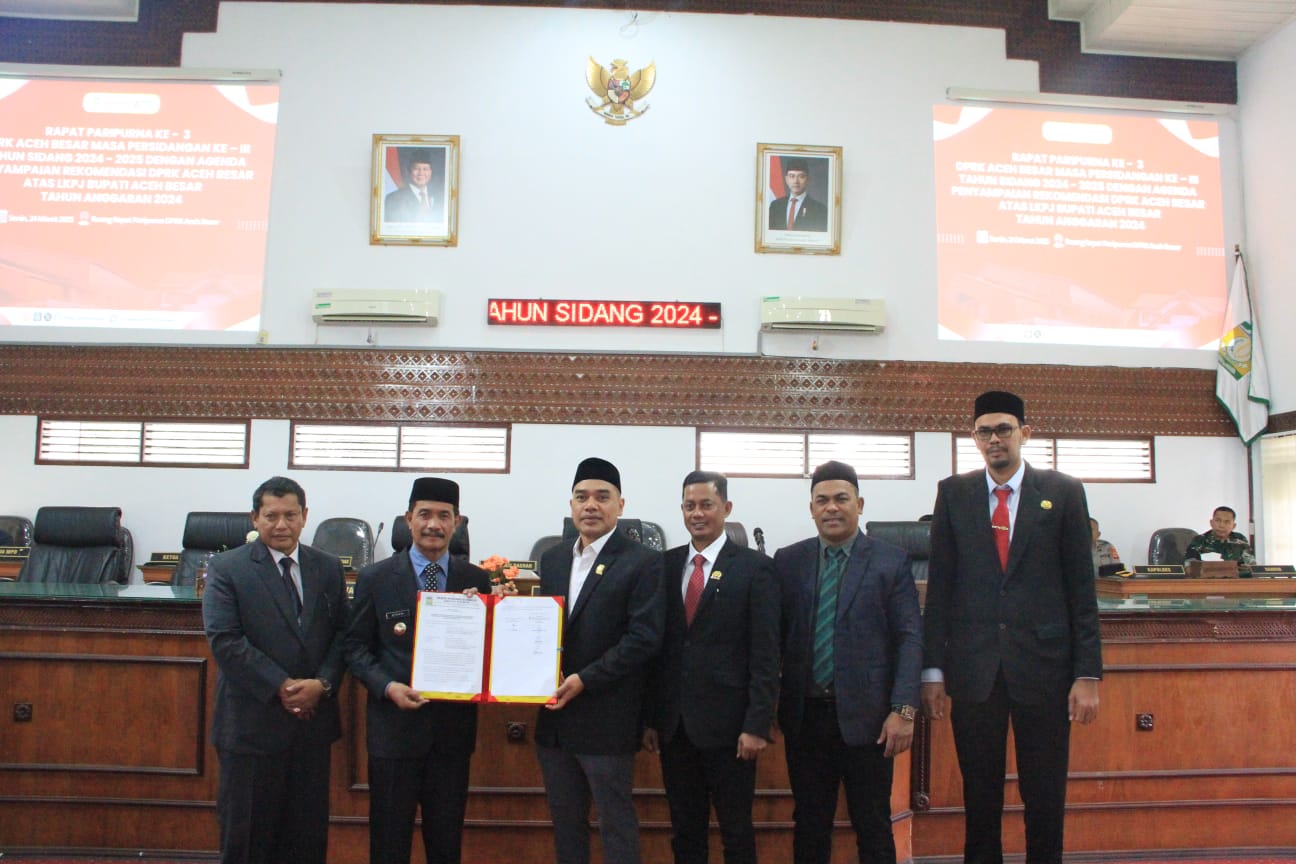 DPRK Aceh Besar Sampaikan Rekomendasi Strategis atas LKPJ Bupati 2024