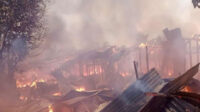 Kebakaran di Asrama Kodim Kota Langsa, 18 Rumah Dinas Hangus