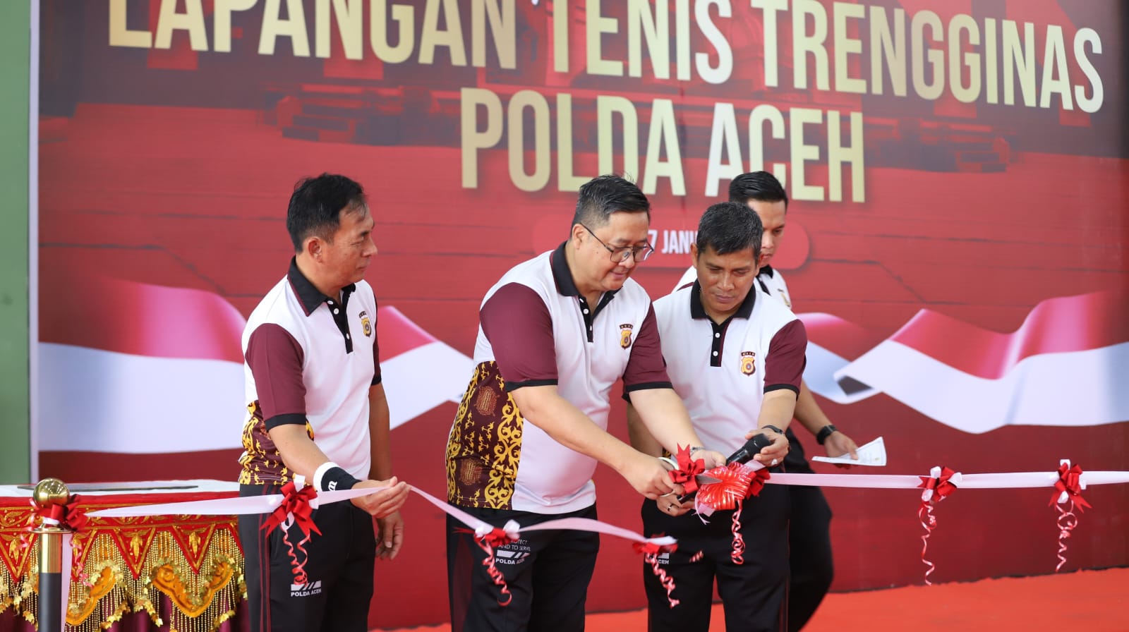 23 Tim akan Memperebutkan Piala Bergilir Turnamen Tenis Kapolda Aceh Cup 2025