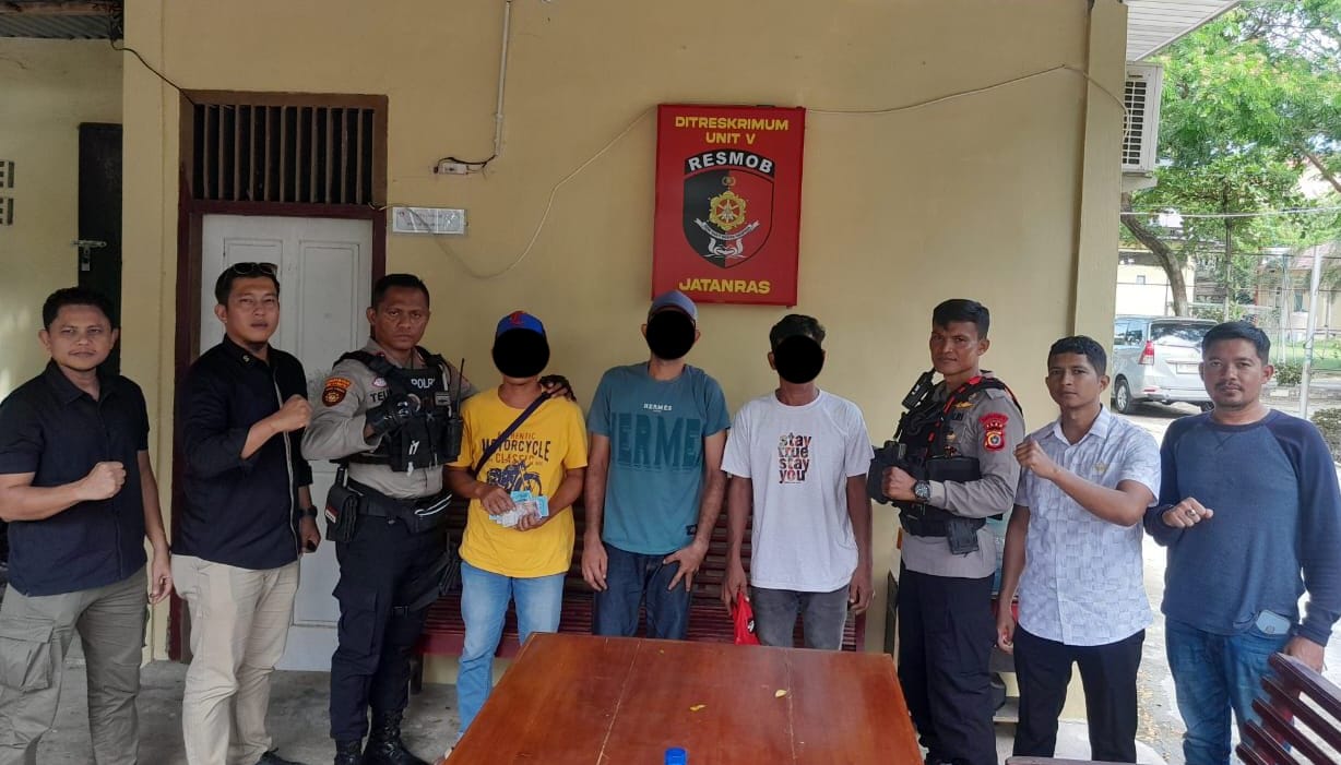 Satgas Ops Premanisme Polda Aceh Amankan Tiga Pelaku Pungli di Lokasi Wisata