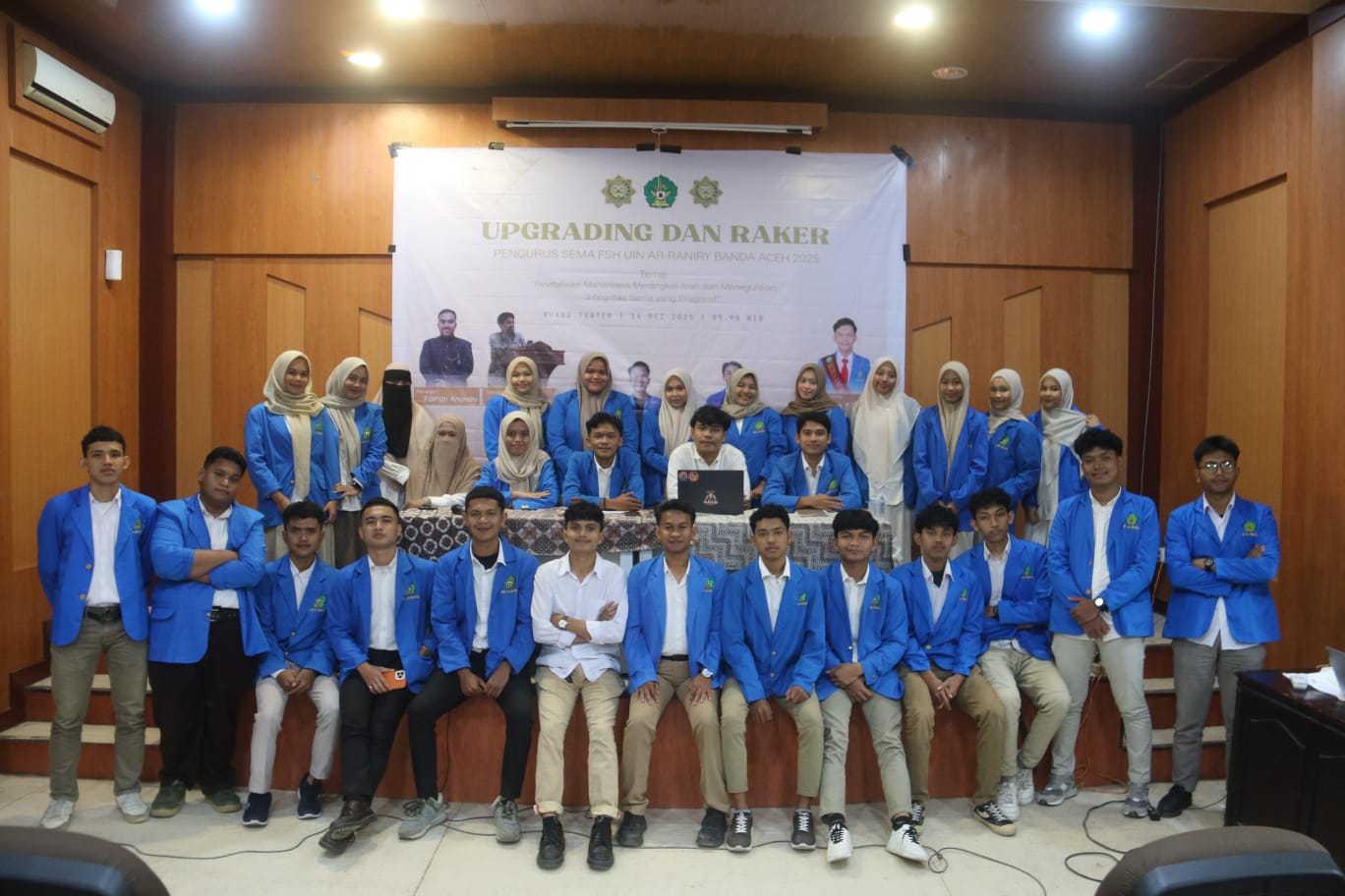Sepekan Setelah Pelantikan, SEMA FSH UIN Ar-Raniry Gelar Upgrading dan Rapat Kerja