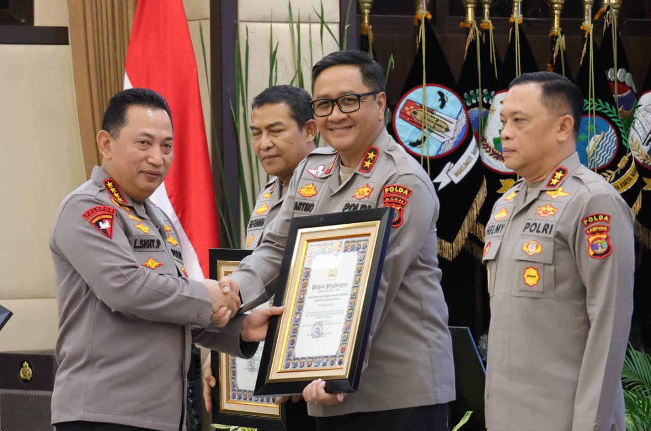 Polda Aceh Raih Penghargaan Kapolri atas Capaian Nilai IKPA Terbaik Tahun Anggaran 2024