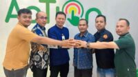 Perkuat Kemitraan, PWI Nagan Raya Silaturahmi ke Bank Aceh Jeuram