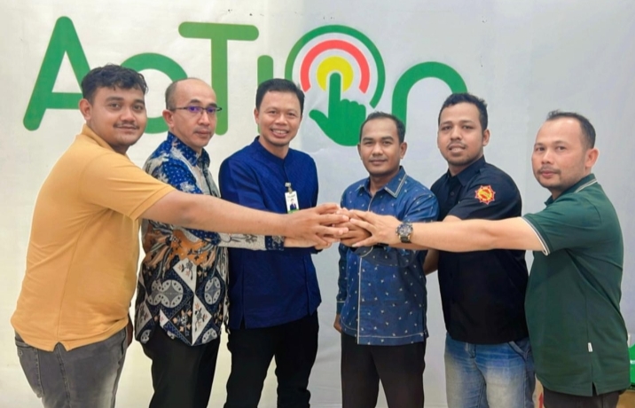 Perkuat Kemitraan, PWI Nagan Raya Silaturahmi ke Bank Aceh Jeuram
