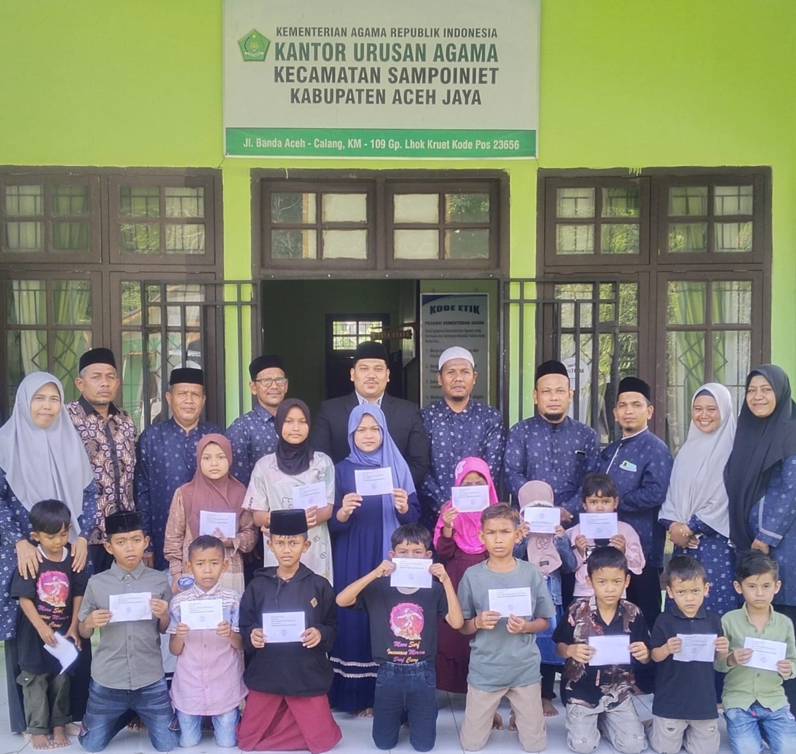 kua-sampoiniet-gelar-peaceful-muharram-santuni-puluhan-anak-yatim KUA Sampoiniet Gelar Peaceful Muharram, Santuni Puluhan Anak Yatim