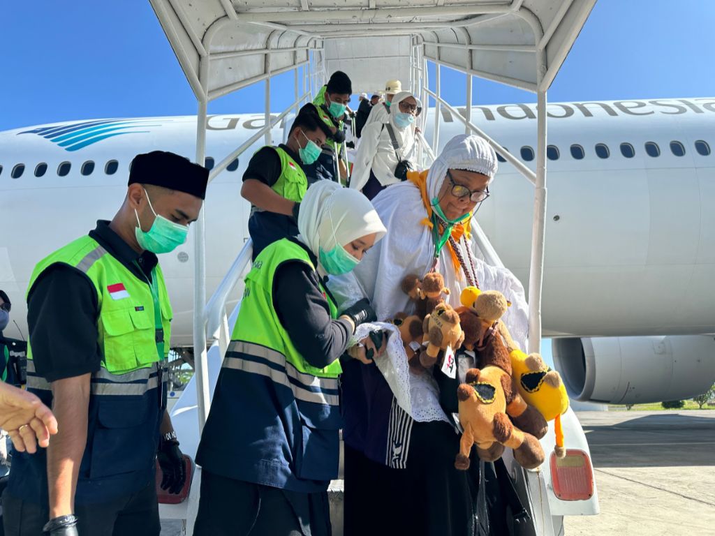 Sebanyak 3.126 Jemaah Haji Asal Aceh Telah Tiba di Tanah Air
