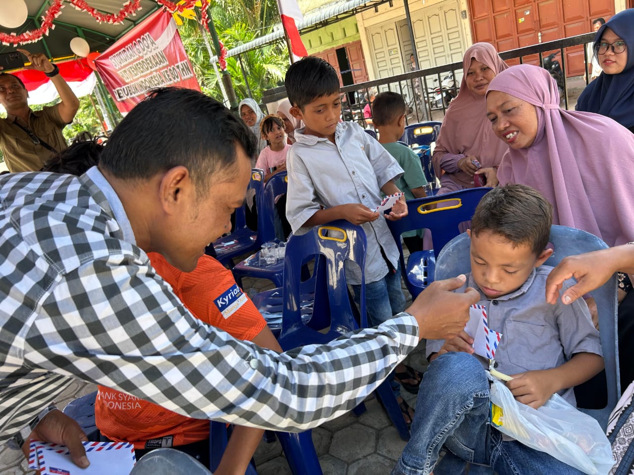 Peringati HUT ke-80 Kemerdekaan RI, Eks Kombatan Aceh Rayeuk Gelar Syukuran dan Doa Bersama