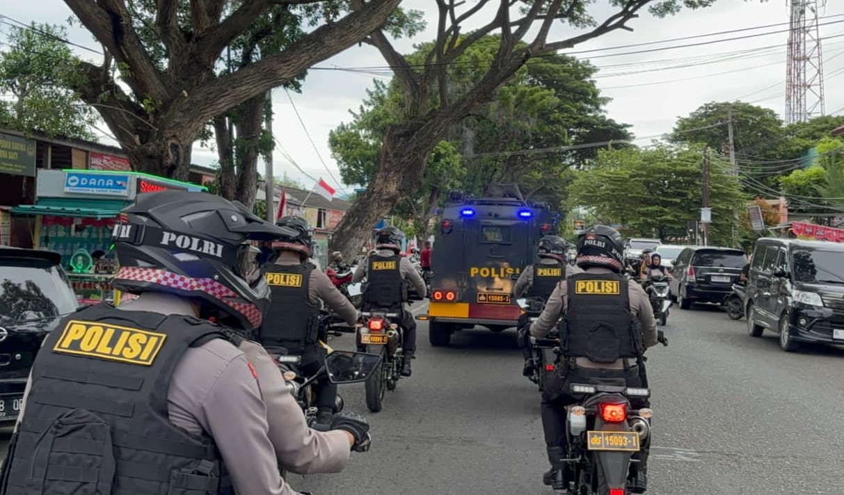 Ratusan Personel Dikerahkan, Polda Aceh Patroli Skala Besar Jaga Kamtibmas