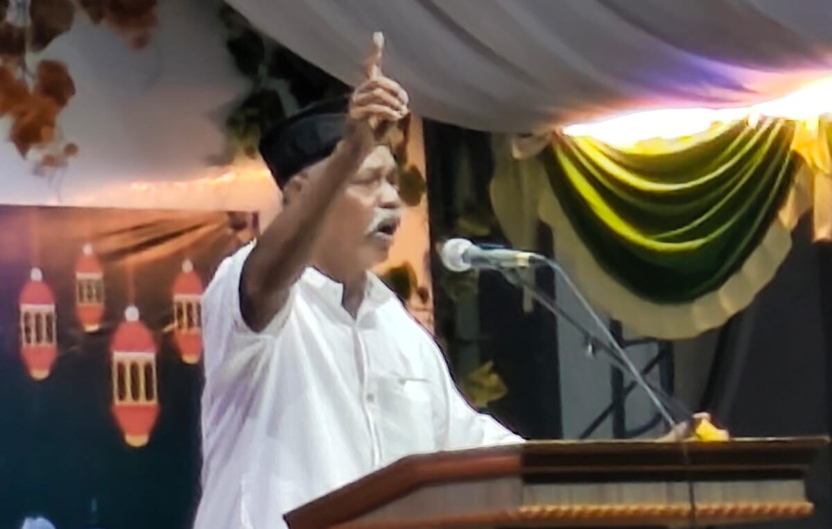 Imum Mukim Lampuuk Tegaskan Persatuan dan Perjuangan Tanah Adat Saat Maulid
