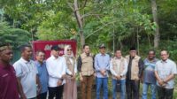 Ketua DPRK Aceh Besar Dampingi BAP DPD RI Tinjau Hutan Lampuuk