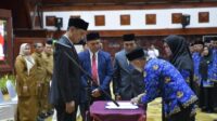 Sekda Aceh Lantik 201 Kepala SMA, SMK, dan SLB di Lingkungan Pemerintah Aceh