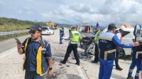Kecelakaan Ganda di Tol Sibanceh, Satu Penumpang Innova Meninggal Dunia