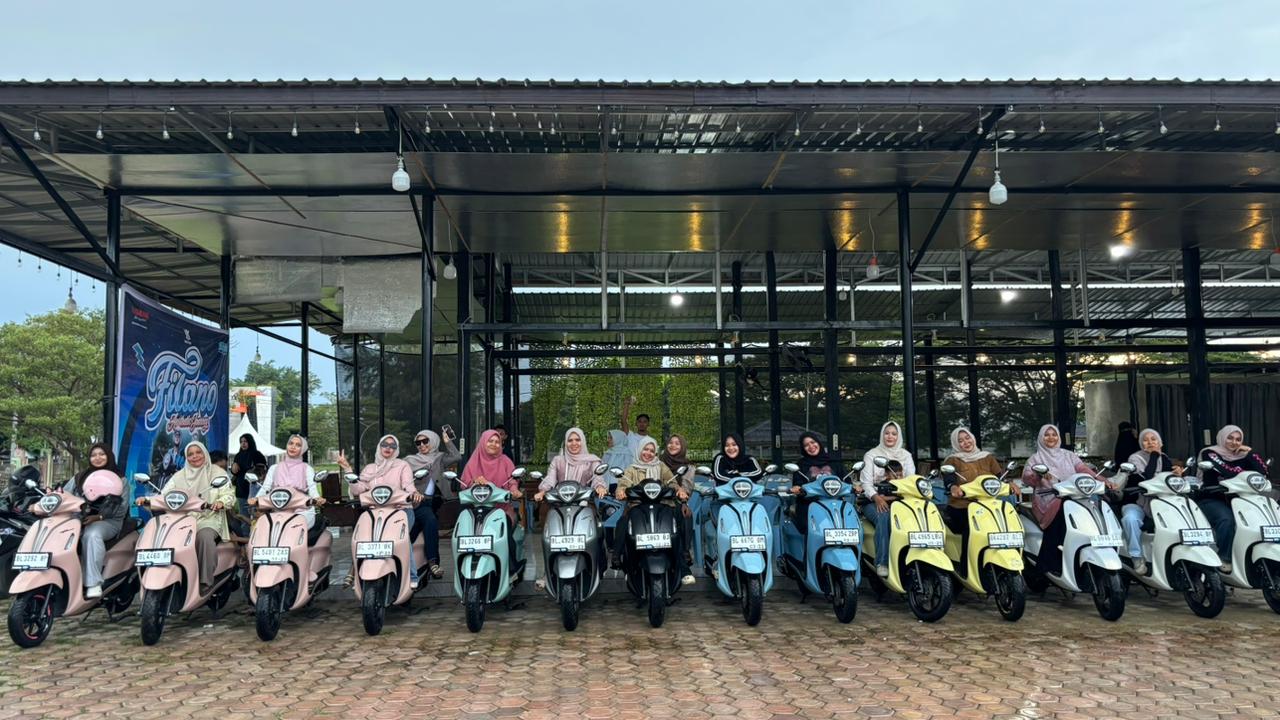 Makin Stylish! Intip Keseruan Pecinta Yamaha Grand Filano Taklukkan Jalanan Meureudu