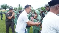Ketua DPRK Aceh Besar Lepas Satgas Pamtas Yonif 117/KY ke Perbatasan RI-PNG