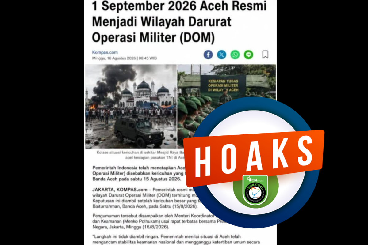 bukan-produk-kompas-tni-pastikan-isu-dom-aceh-per-1-september-2026-adalah-hoaks Bukan Produk Kompas, TNI Pastikan Isu DOM Aceh Per 1 September 2026 Adalah Hoaks