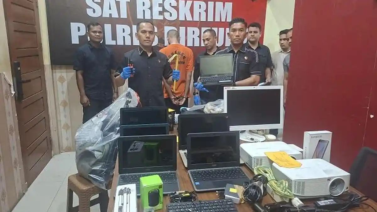 Pencuri Spesialis Sekolah di Bireuen Tertangkap, Jual Laptop Rp 10 Juta Seharga Rp 200 Ribu Demi Judi Online