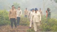 Presiden Prabowo Tinjau Karhutla di Kubu Raya, Ratusan Titik Api Ditemukan di Kalbar