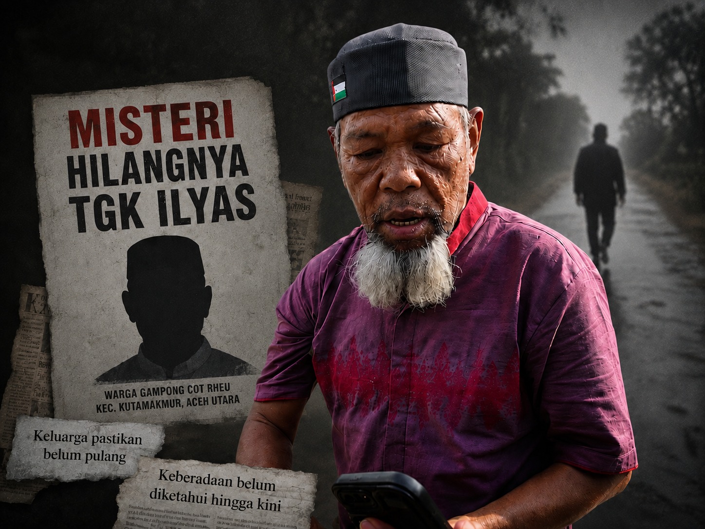 Tgk Ilyas Hilang Pasca Kericuhan Hari Damai Aceh, Keberadaannya Masih Misteri