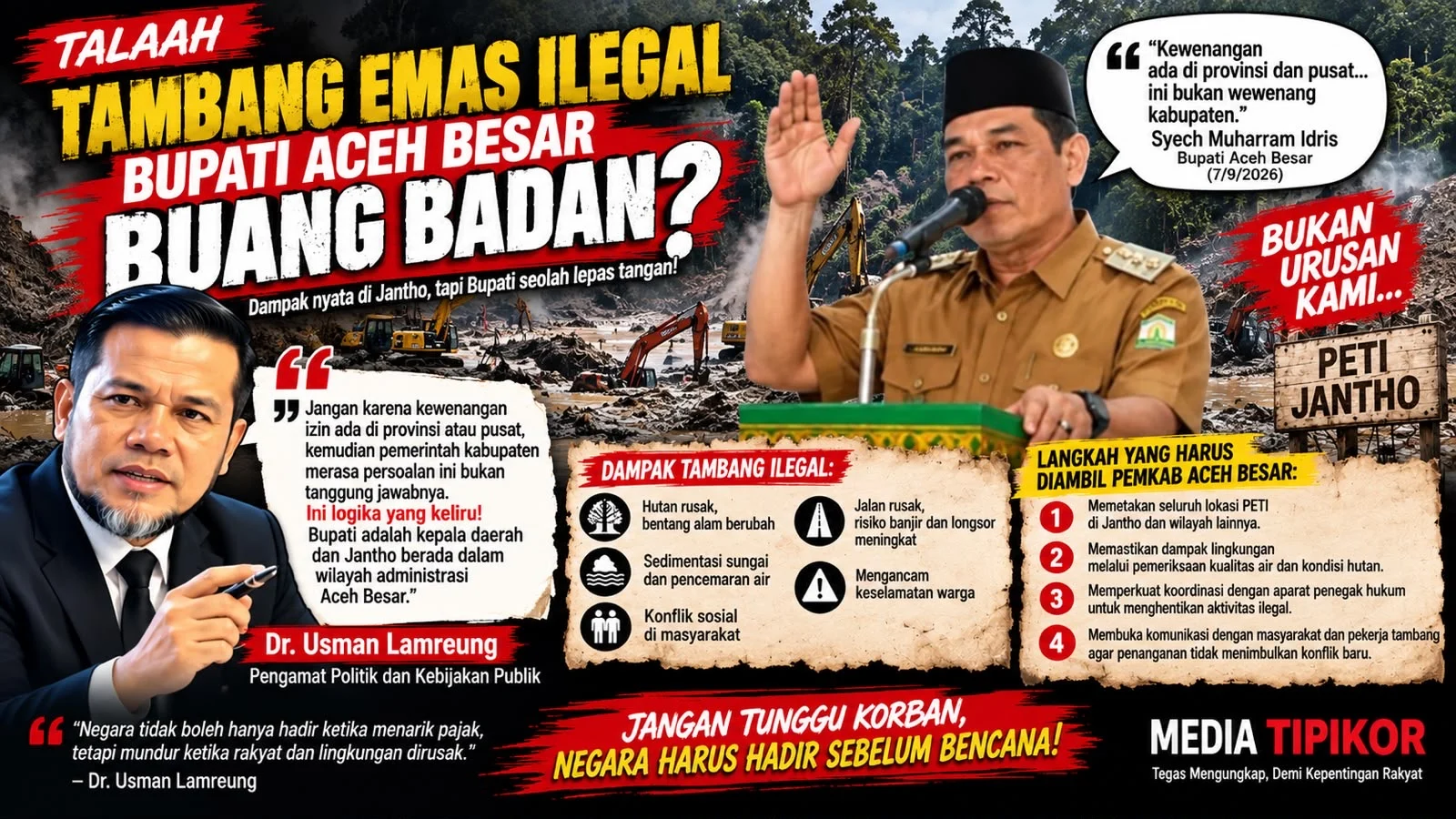 bencana-mengancam-bupati-lepas-tangan-pengamat-beri-peringatan-keras-soal-tambang-ilegal-di-aceh-besar Bencana Mengancam, Bupati Lepas Tangan? Pengamat Beri Peringatan Keras Soal Tambang Ilegal di Aceh Besar