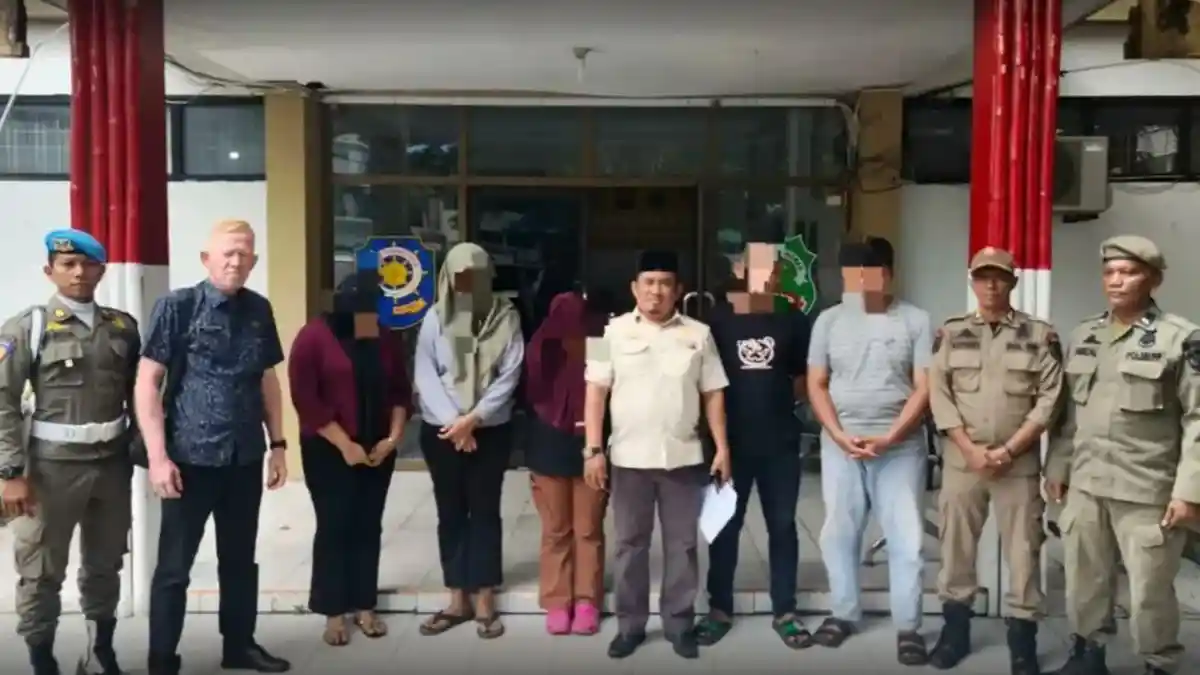 Digerebek Siang Bolong, Dua Pasangan Bukan Muhrim di Lueng Bata Diangkut Satpol PP-WH